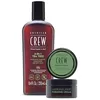 Image de Coffret Duo de Soins American Crew : Shampoing 3 En 1 - Shampoing, Après Shampoing & Gel Douche (250ml) - Parfum Arbre à thé + Forming Cream, Cire Cheveux (50g)