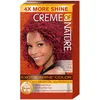 Image de Creme of Nature, Argan Oil, Coloration Permanente Longue-Tenue à l'Huile d'Argan du Maroc, Coloration Cheveux Bouclés à Crépus, Couvre 100% des Cheveux Blancs, Teinture Cheveux 7.6 Rouge Intense