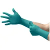 Image de Ansell Microflex 93-260 Gants Jetables Protection Chimique, Protection Acides, Liquides et Solvants, Formulation Brevetée Ultra Résistante, Manchette Longue, Vert (50 Gants)