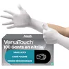 Image de Ansell VersaTouch 92-205 Gants Jetables en Nitrile, Non Poudrés, Protection Multiusage, Alimentaire, Chimique et Mécanique, Sécurité Industrielle, Sans Latex, Blanc, Taille M (100 Pièces)