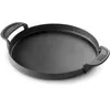 Image de Weber Plancha en Fonte pour Gourmet BBQ System/répartition homogène de la Chaleur, idéale pour Poisson, légumes et Plats à la poêle   Noir (7421)