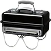 Image de Weber Barbecue au Charbon Go Anywhere/Portable, Pieds repliables, Design Compact pour Le Camping et Les Pique niques, revêtement Durable, contrôle du Flux d'air, Surface de Cuisson 42 x 26 cm, Noir