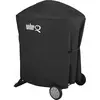 Image de Weber Housse de Barbecue pour Q1000/2000 avec Support/Chariot, Respirante, résistante aux UV et à l'eau, Protection Contre Le Vent et Les intempéries, avec Fermeture Velcro - Noir (7120)