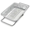 Image de Weber Kit Wet-Smoke pour barbecues à pellets SmokeFire/ajoute de l’humidité à la Chaleur, avec bac à Eau en Aluminium, récupère Les Graisses   Argent (7004)