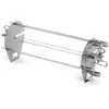 Image de Weber Crafted kit de brochettes pour rôtissoires/Support avec 6 brochettes en Acier Inoxydable, Compatible Lave-Vaisselle, Longueur 40 cm   Argent (7685)