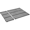 Image de Weber Crafted grilles de Cuisson, compatibles avec la série Spirit 300, SmokeFire EX4 / EPX4, Searwood 600 / en Deux Parties, en Fonte émaillée   Noir (7856)