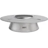 Image de Weber Régulateur de Chaleur de Charbon, pour barbecues à Charbon à partir de Ø 57cm, en Acier Inoxydable, Cuisson Rapide ou Lente, avec Anneau diffuseur - Argent (7666)