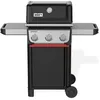Image de Weber Barbecue à gaz Spirit E-310/3 brûleurs, roues durables, grille conservant une chaleur uniforme, surface de cuisson de 51 x 46 cm, compatible avec les rails latéraux Weber Works, noir/argent