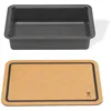 Image de Boîte avec couvercle/ planche de découpe Weber Works / Accessoires pour tablettes Weber Works sur barbecues compatibles, récipient alimentaire, compatible lave-vaisselle, 11,5 x 36,5 x 24 cm