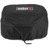 Image de Weber Premium Housse de Protection Type Bonnet pour Barbecue Lumin Compact, Respirante, résistante aux UV et à l’Eau, Protection Contre Le Vent et Les intempéries, Noir (3400305)