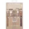 Image de Real Techniques New Nudes Nothing But You Face Kit, Makeup Brushes For Blush, Contour, Concealer, & Foundation, Includes Makeup Mixing Palette, Custom Makeup, 5 Piece Set