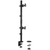 Image de Kensington - Bras Double Écran Vertical, pour Moniteurs jusqu'à 29" / 32", Bras Articulé Rotatif & Réglable en Hauteur pour Écrans d'Ordinateurs, avec Passe-Câbles (K53802WW)