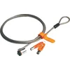 Image de Kensington MicroSaver Câble de Sécurité pour Ordinateur Portable avec Câble en Acier Carbone résistant à la Découpe et Mécanisme de Verrouillage T-Bar - 1,8 m de Long (64020)