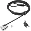 Image de Kensington N17 Câble de Sécurité à Clé pour Ordinateurs Portables et Appareils Dell avec Verrou Robuste et Câble en Acier Carbone - 1,8 m de Long (K64440WW)