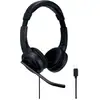 Image de Kensington Micro-casque supra-auriculaire filaire noir Noise Cancelling micro-casque ordinateur