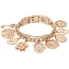 Image de Anne Klein Women's Premium Crystal Accented Charm Bracelet Watch, 10/8096