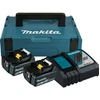 Image de Makita 198116-4 - Batterie 18V Li-ion - Set De Démarrage - 2 Batteries 6,0 Ah - Avec Coffret Mbox