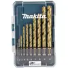 Image de Makita D-72849 Jeu de forets à queue 1 mm, 2 mm, 3 mm, 4 mm, 5 mm, 6 mm, 7 mm, 8 mm, 9 mm, 10 mm 1 pc(s)