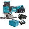 Image de Makita DJV181RMJ Scie Sauteuse Sans-fil - 18V Li-ion - 2 Batteries 4,0 Ah - MAKPAC - Poignée En T - Brushless