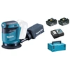 Image de Makita DBO180RFJ Ponceuse Excentrique À Batteries 18V Li-Ion Set (2x Batterie 3.0Ah) Dans MAKPAC - 125mm
