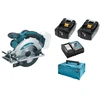 Image de Makita DSS610RMJ Scie Circulaire Sans-fil - 18V Li-ion - 2 Batteries 4,0 Ah - MAKPAC - 165 Mm