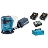 Image de Makita DBO180RMJ Ponceuse Excentrique Sans-fil - 18V Li-ion - 2 Batteries 4,0 Ah - MAKPAC - 125 Mm