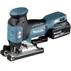Image de Makita DJV181RTJ Scie sauteuse pendulaire sans fil DJV181RTJ + batterie, + chargeur, + mallette 18 V 5.0 Ah Nombre d'accus fournis 1