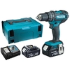 Image de Makita DHP482RMJ - Set De Perceuse Visseuse À Percussion 18V Li-Ion (2x Batterie 4,0Ah) Dans MAKPAC