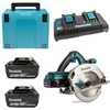 Image de Makita DHS710PT2J Scie Circulaire Sans-fil - 36V (2x 18V) Li-ion - 2 Batteries 5,0 Ah - MAKPAC - Chargeur Double - 190 Mm