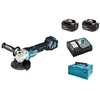 Image de Makita DGA517RTJ Meuleuse D'angle Sans-fil - 18V Li-ion (2 Batteries 5,0 Ah) - Modèle ADT - MAKPAC - 125 Mm - Brushless