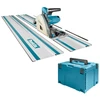 Image de Makita SP6000J1X2 - Scie Plongeante - Incl. Rail De Guidage (2pcs) Dans Fourreau Et MAKPAC - 1300W - 165mm