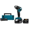 Image de Makita DHP485RFJ - Set De Perceuse Visseuse À Percussion 18 V Li-Ion 5 Ah (2 Batterie X 3.0Ah ) Dans MAKPAC - Moteur BL