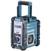 Image de Radio de chantier Makita DMR112 DAB+, FM AUX, Bluetooth, USB protégé contre les projections deau turquoise, noir