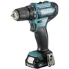 Image de Perceuse-visseuse sans fil Makita Makita DF333DSAE, Handbohrmaschine, Ohne Schlüssel, 1 cm, 1700 RPM, 2,1 cm, 1 cm DF333DSAE 12 V 2 Ah Li-Ion + 2 batteries, +