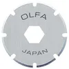 Image de Olfa 2 lames rotatives OLFA Rotary PRB-18, Acier Inoxydable, acier, 1,8 x 1,8 x 0,1 cm