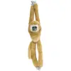Image de Wild Republic Hanging Monkey Gibbon À Main Blanc, Animal en Peluche, Peluche 50 cm, Cadeau de Baby Shower, Jouet Écologique, Rembourrage Fabriqué à Partir de Bouteilles d’Eau Recyclées