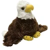 Image de Wild Republic Hug’EMS Pygargue À Tête Blanche, Animal en Peluche, 17 cm, Grand Cadeau, Jouet Éducatif, Peluche Écologique, Rembourrage Fabriqué à Partir de Bouteilles d’Eau Recyclées