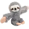 Image de Wild Republic - 19563 - Huggers - Paresseux en Peluche avec Bracelet à Claquer - 20 cm