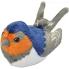 Image de Wild Republic - 19595 - Oiseau en Peluche avec Ramage Original - Hirondelle rustique, Bleu