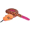 Image de Wild Republic Plush Snake Orange Tribal, Peluche Serpent, Animal en Peluche 137 cm, Idée Cadeau de Naissance Fille ou Garçon, Jouet Écologique, Rembourré de Bouteilles Recyclées