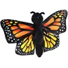 Image de Wild Republic Hugger Papillon Monarque, Cadeau pour Bébés, Animal en Peluche, Jouet Écologique, Rembourrage Fabriqué à Partir de Bouteilles d’Eau Recyclées, 20 cm, Orange