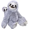 Image de Wild Republic Mom and Baby La Paresse, Animal en Peluche, 38 cm, Idée Cadeau pour Enfants, Animal en Peluche, Jouet Écologique, Rembourré de Bouteilles d’Eau Recyclées