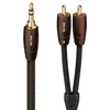 Image de AudioQuest 1 m Big Sur 3,5 mm - 2 x RCA Câble audio 3,5 mm Noir - Câbles audio (3,5 mm, 2 x RCA, cuivre, 1 m, noir)