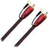 Image de AudioQuest 8 m Irish Red RCA Câble audio Noir - Câbles audio (RCA, RCA, 8 m, noir)