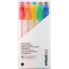 Image de Cricut Glitter Gel Pen Set | Arc-en-Ciel | Point Fin 0,8 mm | 10 Pack | pour Une Utilisation Joy, Multi, 10 Pièces, 2009964