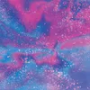 Image de Cricut transfert Infusible Ink, 2 feuilles, Purple WaterSplash, 30.5cm x 30.5cm, idéal pour une utilisation avec la presse à chaud Cricut