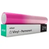 Image de Cricut Vinyle changeant de couleur activé par la chaleur (Permanent) | Magenta <-> Rose clair | 30,5cm x 61cm (12" x 24") | Pour toutes les machines de découpe Cricut