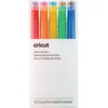 Image de Cricut Ensemble de Stylo Gel pailleté | Arc-en-Ciel | Point Fin 0,8 mm | 10 Pack | pour Une Utilisation Explore et Maker Machines, Multi, Explore & Maker, Set de 10 Pièces, 2009962