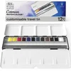 Image de Winsor & Newton Cotman Aquarelle Boite Metal De Voyage De 12 Demi-Godets Personnalisable