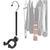 Image de The Guitar Hanger : Rangez la guitare de manière compacte dans une armoire et un vestiaire - convient à presque toutes les têtes de manche - échange rapide d'instruments - noir